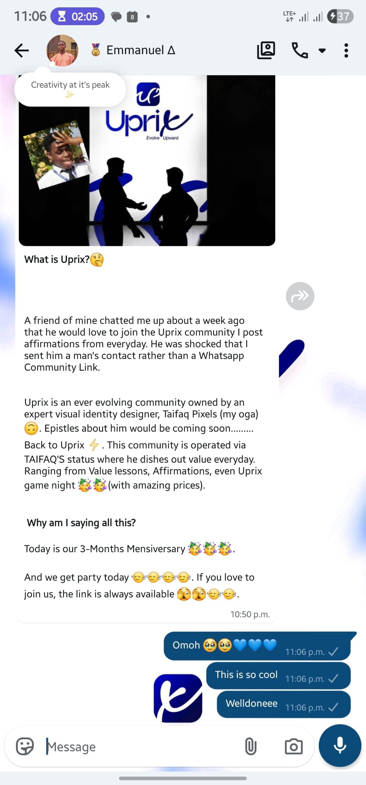 Uprix Testimonial 1